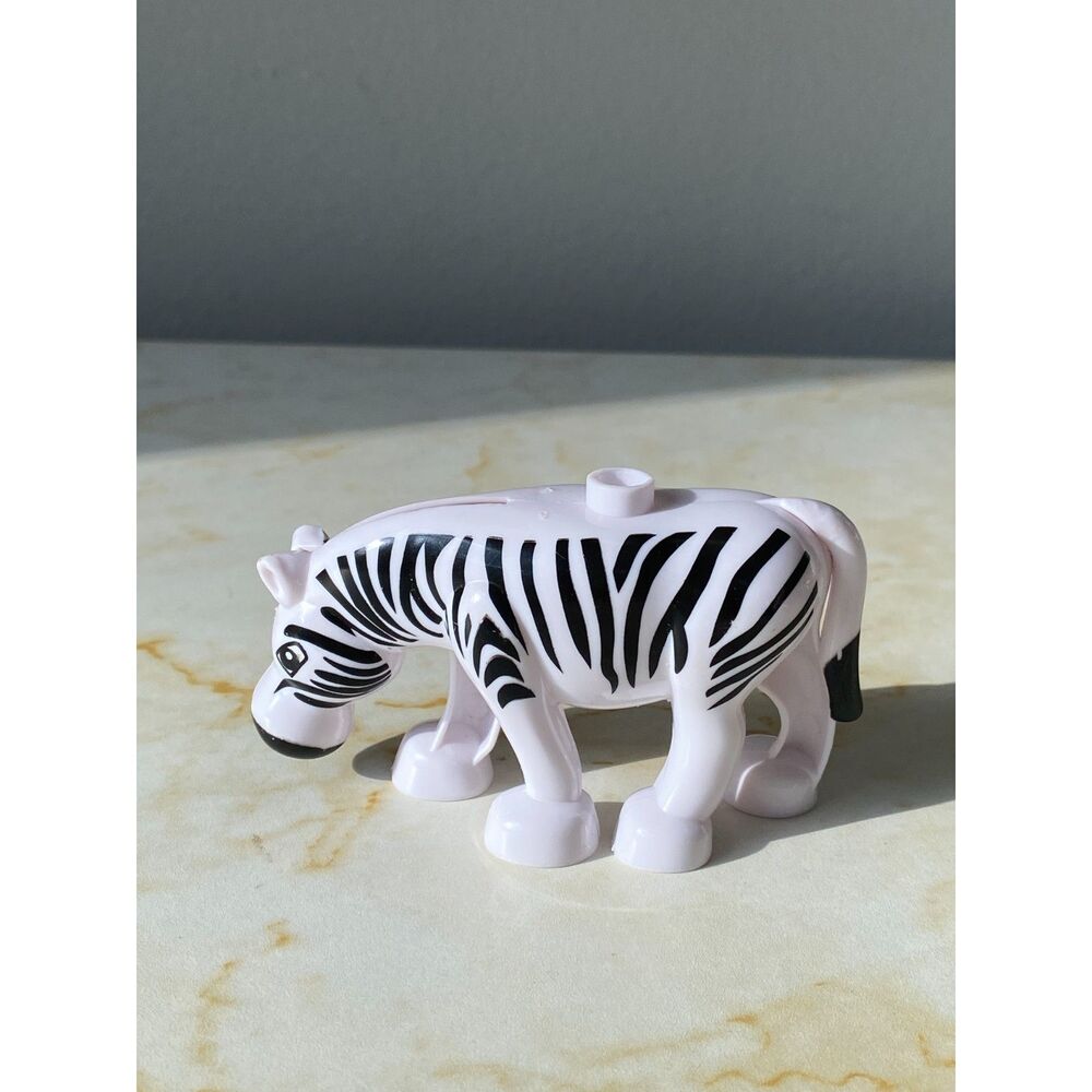 Lego Duplo Animals Zebra with White and Black Stripes - Picture 2 of 4